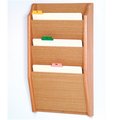 Vertex 3 Pocket Letter Size File Holder in Light Oak VE946340